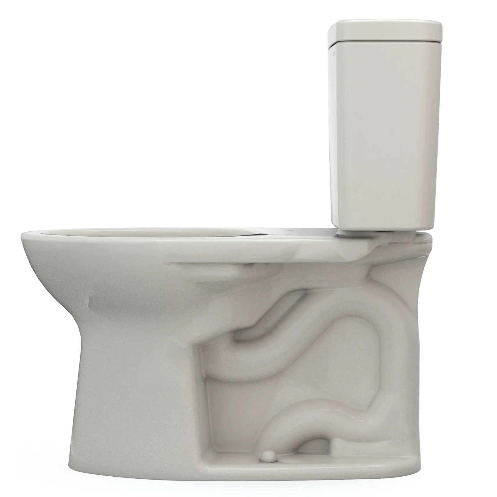 TOTO Drake Two-Piece Elongated 1.28 GPF TORNADO FLUSH Toilet with CEFIONTECT, Sedona Beige, Vitreous China, CST776CEG#12