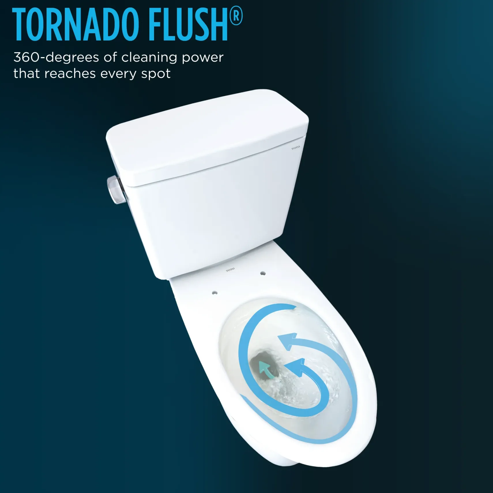 TOTO Drake Two-Piece Elongated 1.28 GPF Universal Height TORNADO FLUSH Toilet, Ebony, Vitreous China, CST776CEF#51
