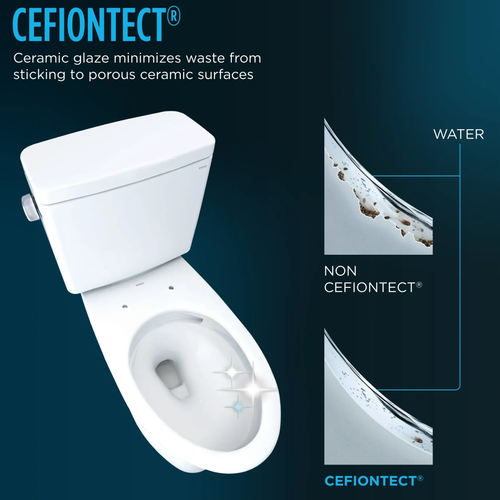 TOTO Drake Two-Piece Elongated 1.6 GPF Universal Height TORNADO FLUSH Toilet with CEFIONTECT, Bone, Vitreous China, CST776CSFG#03
