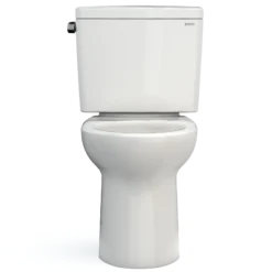 TOTO Drake Two-Piece Elongated 1.28 GPF Universal Height TORNADO FLUSH Toilet with CEFIONTECT, Colonial White, Vitreous China, CST776CEFG#11