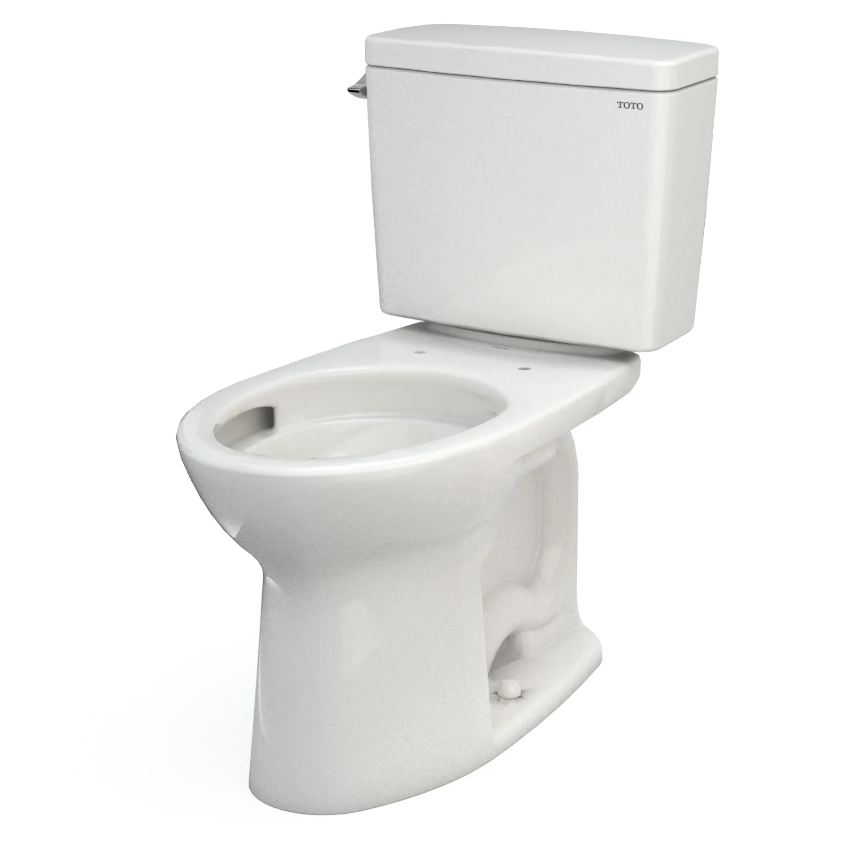 TOTO Drake Two-Piece Elongated 1.28 GPF TORNADO FLUSH Toilet with CEFIONTECT, Colonial White, Vitreous China, CST776CEG#11