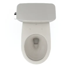 TOTO Drake Two-Piece Round 1.28 GPF Universal Height TORNADO FLUSH Toilet with CEFIONTECT, Sedona Beige, Vitreous China, CST775CEFG#12
