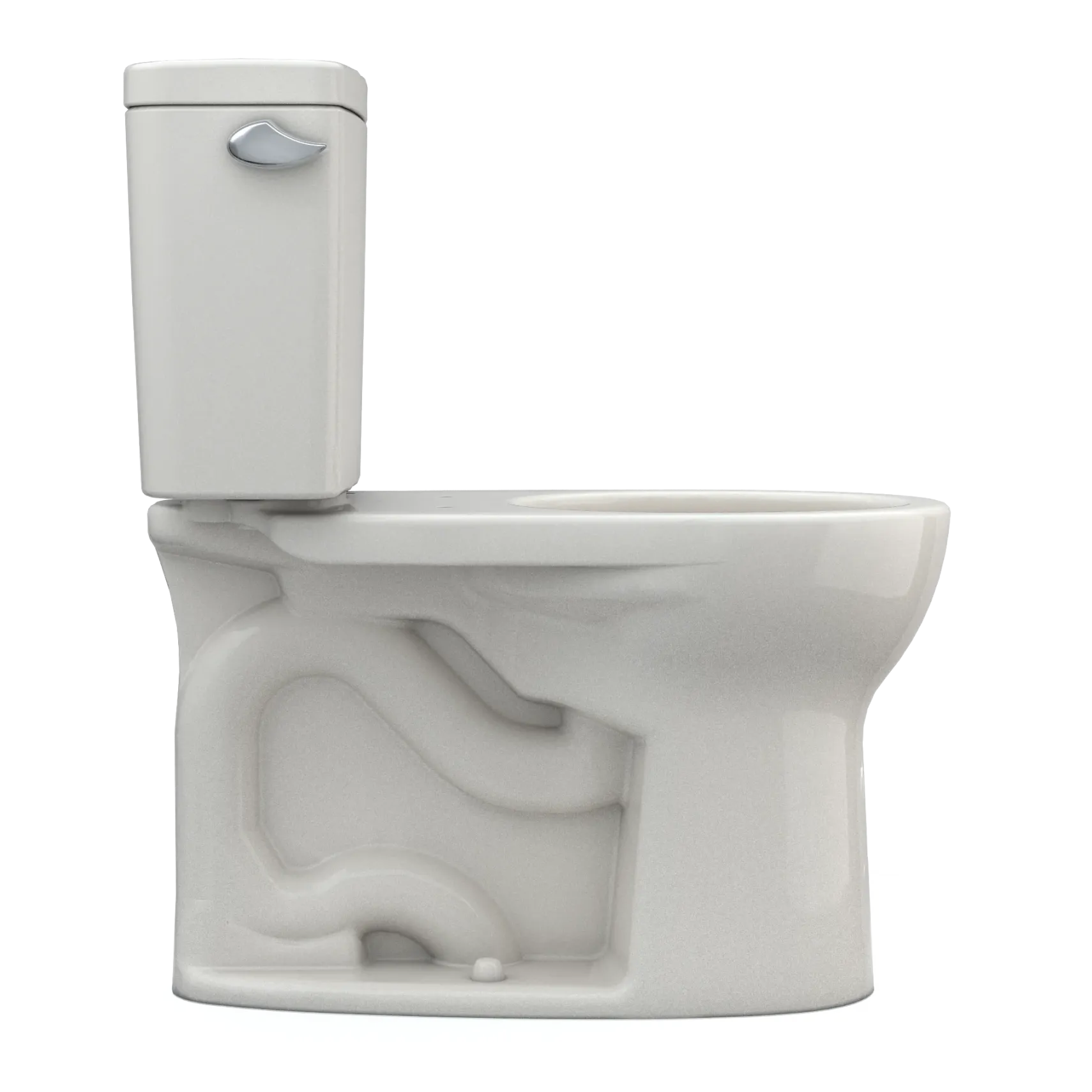 TOTO Drake Two-Piece Round 1.28 GPF Universal Height TORNADO FLUSH Toilet with CEFIONTECT, Sedona Beige, Vitreous China, CST775CEFG#12