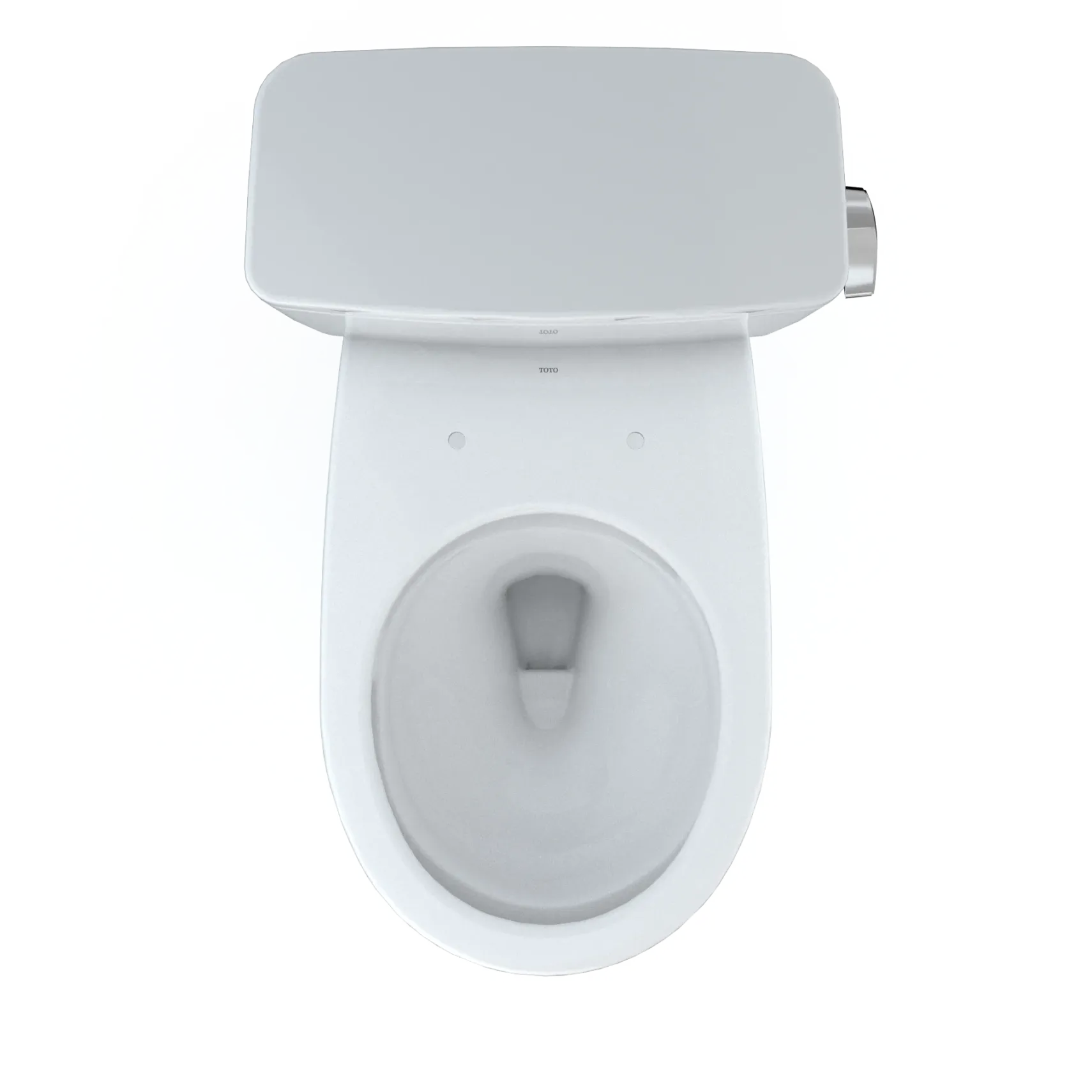 TOTO Drake Two-Piece Round 1.28 GPF Universal Height TORNADO FLUSH Toilet with CEFIONTECT, Cotton White, Vitreous China, CST775CEFRG#01