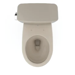 TOTO Drake Two-Piece Round 1.6 GPF Universal Height TORNADO FLUSH Toilet with CEFIONTECT, Bone, Vitreous China, CST775CSFG#03