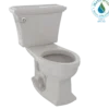TOTO Eco Clayton Two-Piece Elongated 1.28 GPF Universal Height Toilet, Sedona Beige, Vitreous China, CST784EF#12