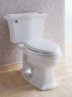 TOTO Eco Clayton Two-Piece Elongated 1.28 GPF Universal Height Toilet, Sedona Beige, Vitreous China, CST784EF#12