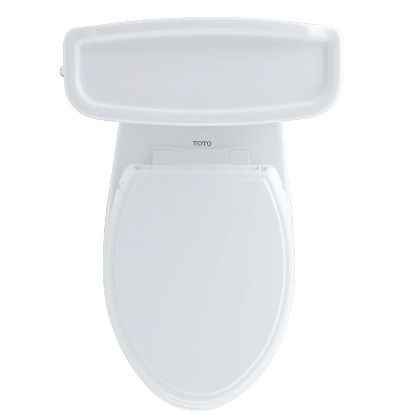 TOTO Eco Dartmouth Two-Piece Elongated 1.28 GPF Universal Height Toilet, Cotton White, Vitreous China, CST754EF#01
