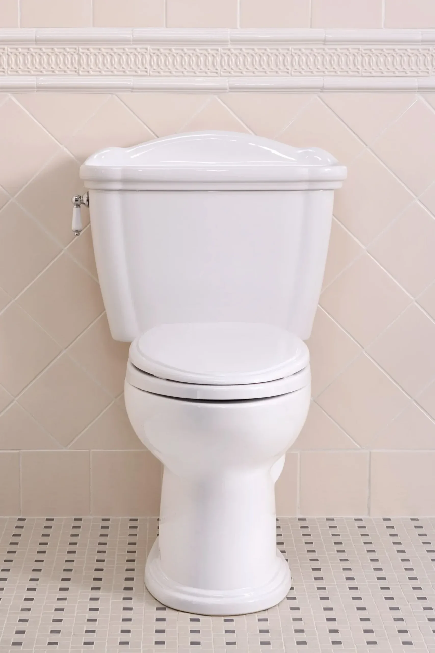 TOTO Eco Dartmouth Two-Piece Elongated 1.28 GPF Universal Height Toilet, Cotton White, Vitreous China, CST754EF#01
