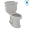 TOTO Eco Dartmouth Two-Piece Elongated 1.28 GPF Universal Height Toilet, Sedona Beige, Vitreous China, CST754EF#12
