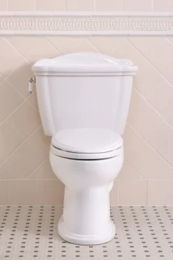TOTO Eco Dartmouth Two-Piece Elongated 1.28 GPF Universal Height Toilet, Sedona Beige, Vitreous China, CST754EF#12