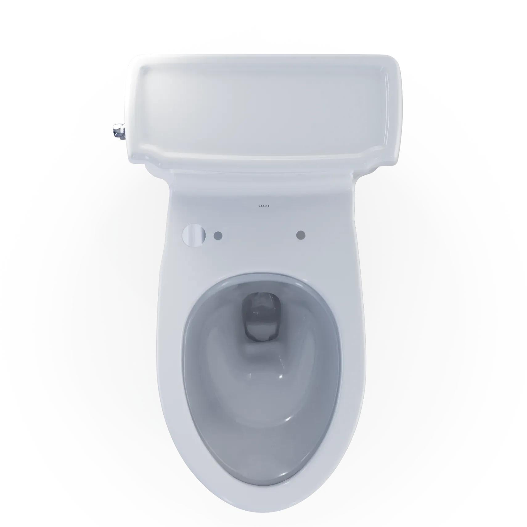 TOTO Eco Guinevere WASHLET+ Ready Elongated 1.28 GPF Universal Height Skirted Toilet with CEFIONTECT, Floor-Mounted, Cotton White, Vitreous China, CST974CEFGAT40#01