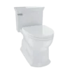 TOTO Eco Soire One Piece Elongated 1.28 GPF Universal Height Skirted Toilet with CEFIONTECT, Colonial White, Vitreous China, MS964214CEFG#11