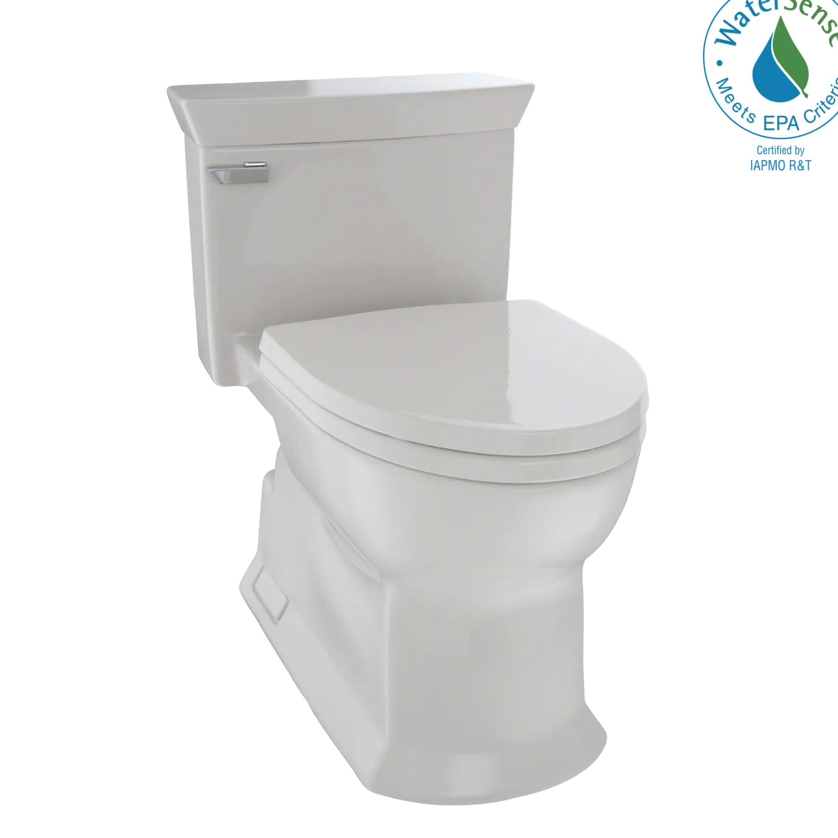 TOTO Eco Soire One Piece Elongated 1.28 GPF Universal Height Skirted Toilet with CEFIONTECT, Sedona Beige, Vitreous China, MS964214CEFG#12