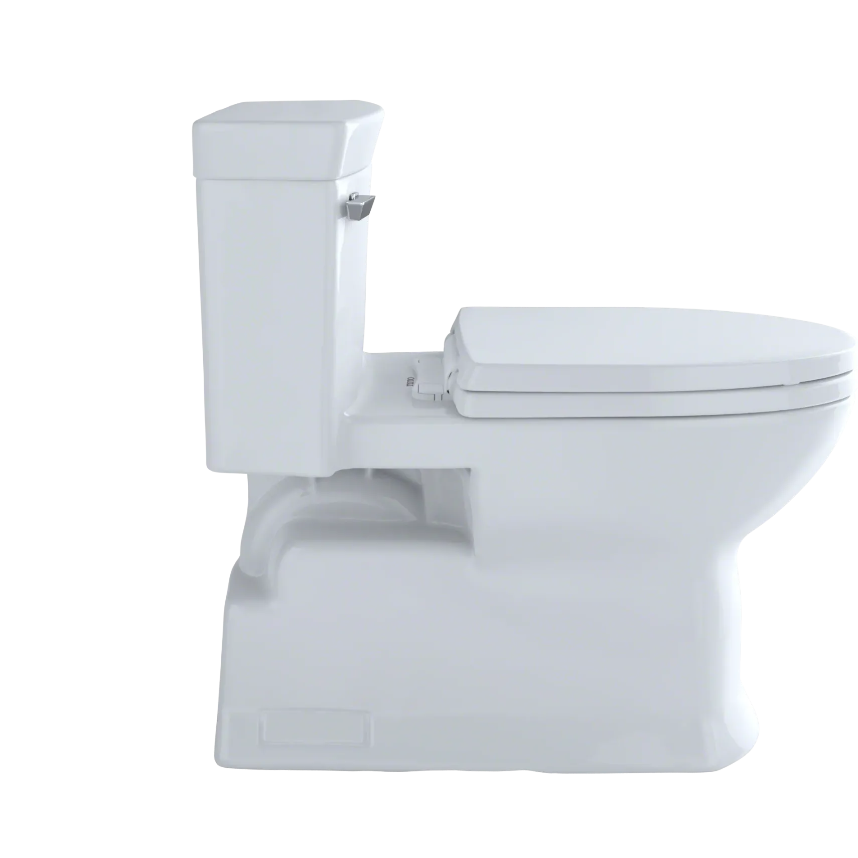 TOTO Eco Soire One-Piece Elongated 1.28 GPF Universal Height Skirted Toilet, Ebony Black, Vitreous China, MS964214CEF#51