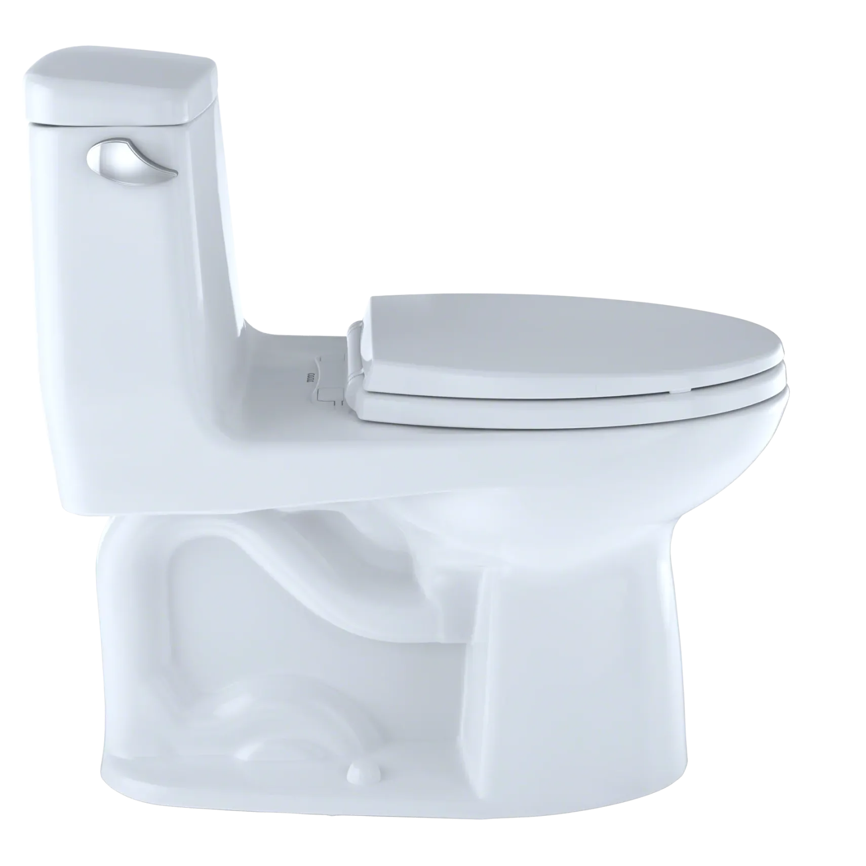 TOTO Eco UltraMax One-Piece Elongated 1.28 GPF ADA Compliant Toilet, Cotton White, Vitreous China, MS854114EL#01