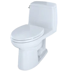 TOTO Eco UltraMax One-Piece Elongated 1.28 GPF Toilet, Bone, Vitreous China, MS854114E#03