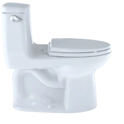 TOTO Eco UltraMax One-Piece Elongated 1.28 GPF Toilet, Bone, Vitreous China, MS854114E#03