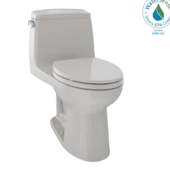 TOTO Eco UltraMax One-Piece Elongated 1.28 GPF ADA Compliant Toilet, Sedona Beige, Vitreous China, MS854114EL#12