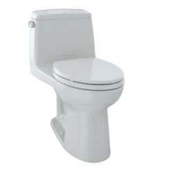 TOTO Eco UltraMax One-Piece Elongated 1.28 GPF Toilet, Colonial White, Vitreous China, MS854114E#11