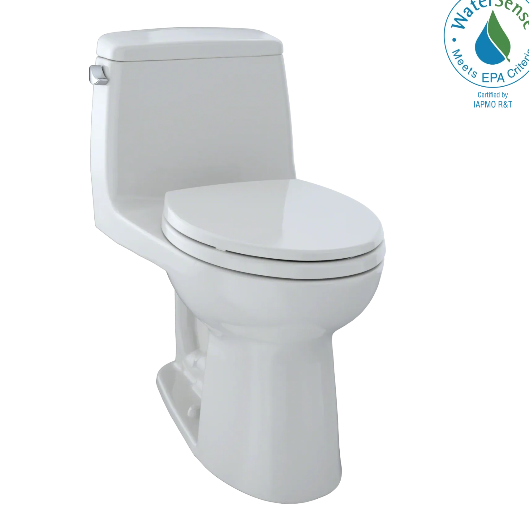 TOTO Eco UltraMax One-Piece Elongated 1.28 GPF Toilet, Colonial White, Vitreous China, MS854114E#11
