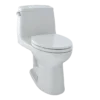 TOTO Eco UltraMax One-Piece Elongated 1.28 GPF ADA Compliant Toilet, Colonial White, Vitreous China, MS854114EL#11