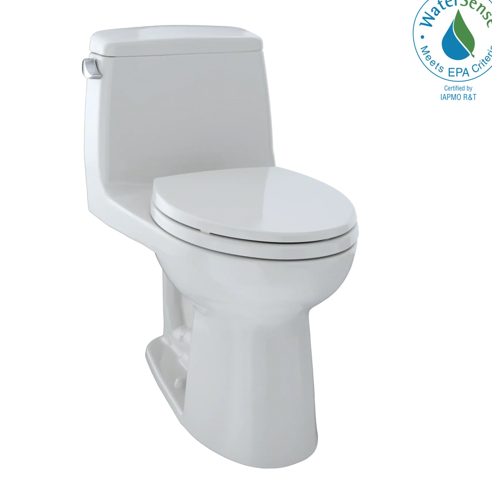 TOTO Eco UltraMax One-Piece Elongated 1.28 GPF ADA Compliant Toilet, Colonial White, Vitreous China, MS854114EL#11