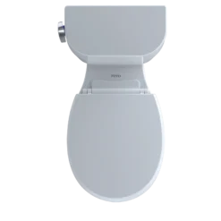 TOTO Entrada Two-Piece Round 1.28 GPF Universal Height Toilet, Sedona Beige, Vitreous China, CST243EF#12