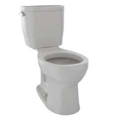 TOTO Entrada Two-Piece Round 1.28 GPF Universal Height Toilet, Sedona Beige, Vitreous China, CST243EF#12