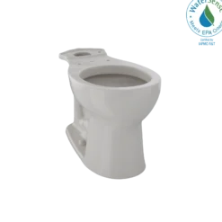 TOTO Entrada Universal Height Round Toilet Bowl, Sedona Beige, Vitreous China, C243EF#12