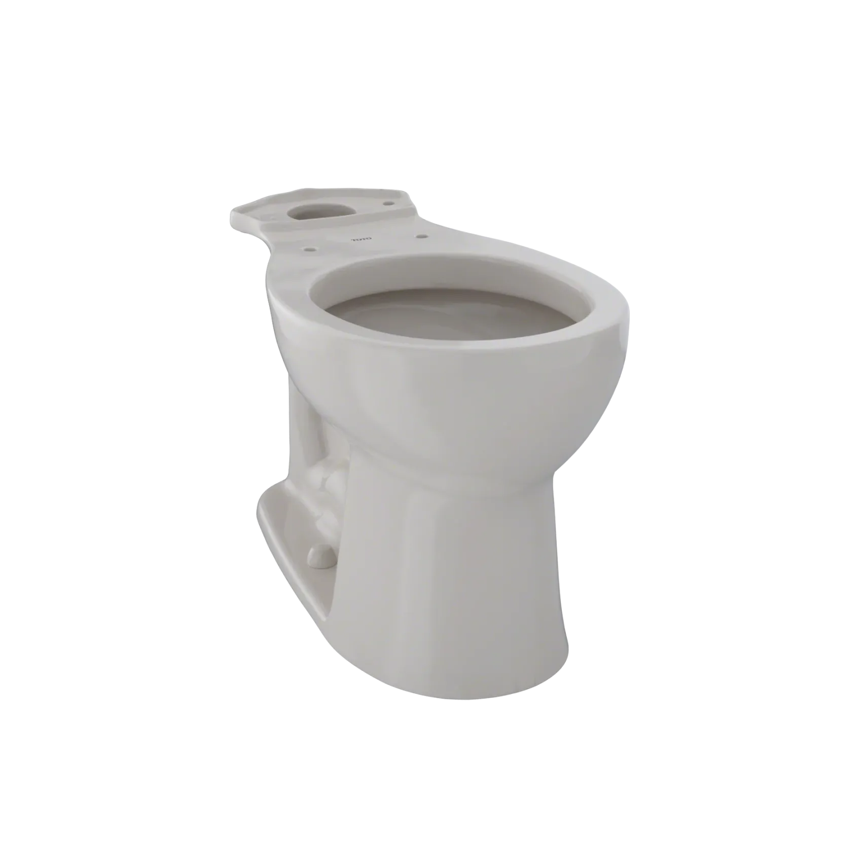 TOTO Entrada Universal Height Round Toilet Bowl, Sedona Beige, Vitreous China, C243EF#12