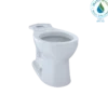 TOTO Entrada Universal Height Round Toilet Bowl, Cotton White, Vitreous China, C243EF#01