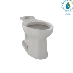 TOTO Entrada Universal Height Elongated Toilet Bowl, Sedona Beige, Vitreous China, C244EF#12