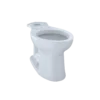 TOTO Entrada Universal Height Elongated Toilet Bowl, Cotton White, Vitreous China, C244EF#01