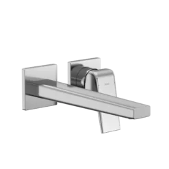 TOTO GB 1.2 GPM Wall-Mount Single-Handle Long Bathroom Faucet with COMFORT GLIDE Technology, Polished Chrome, Brass, TLG10308U#CP