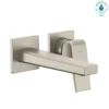 TOTO GB 1.2 GPM Wall-Mount Single-Handle Bathroom Faucet with COMFORT GLIDE Technology, Brushed Nickel, Brass, TLG10307U#BN