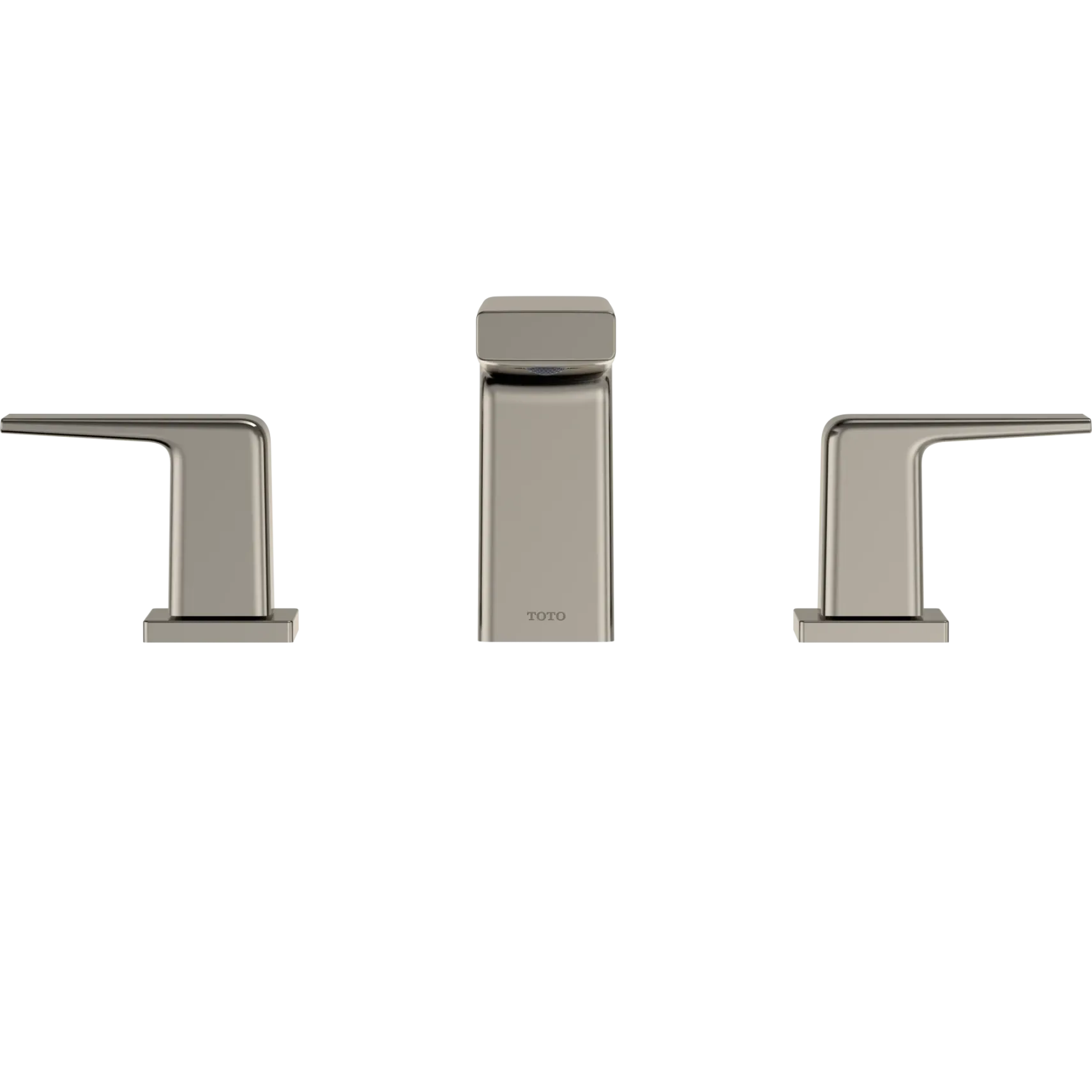 TOTO GB Two-Handle Deck-Mount Roman Tub Filler Trim, Polished Nickel, Brass, TBG10201U#PN