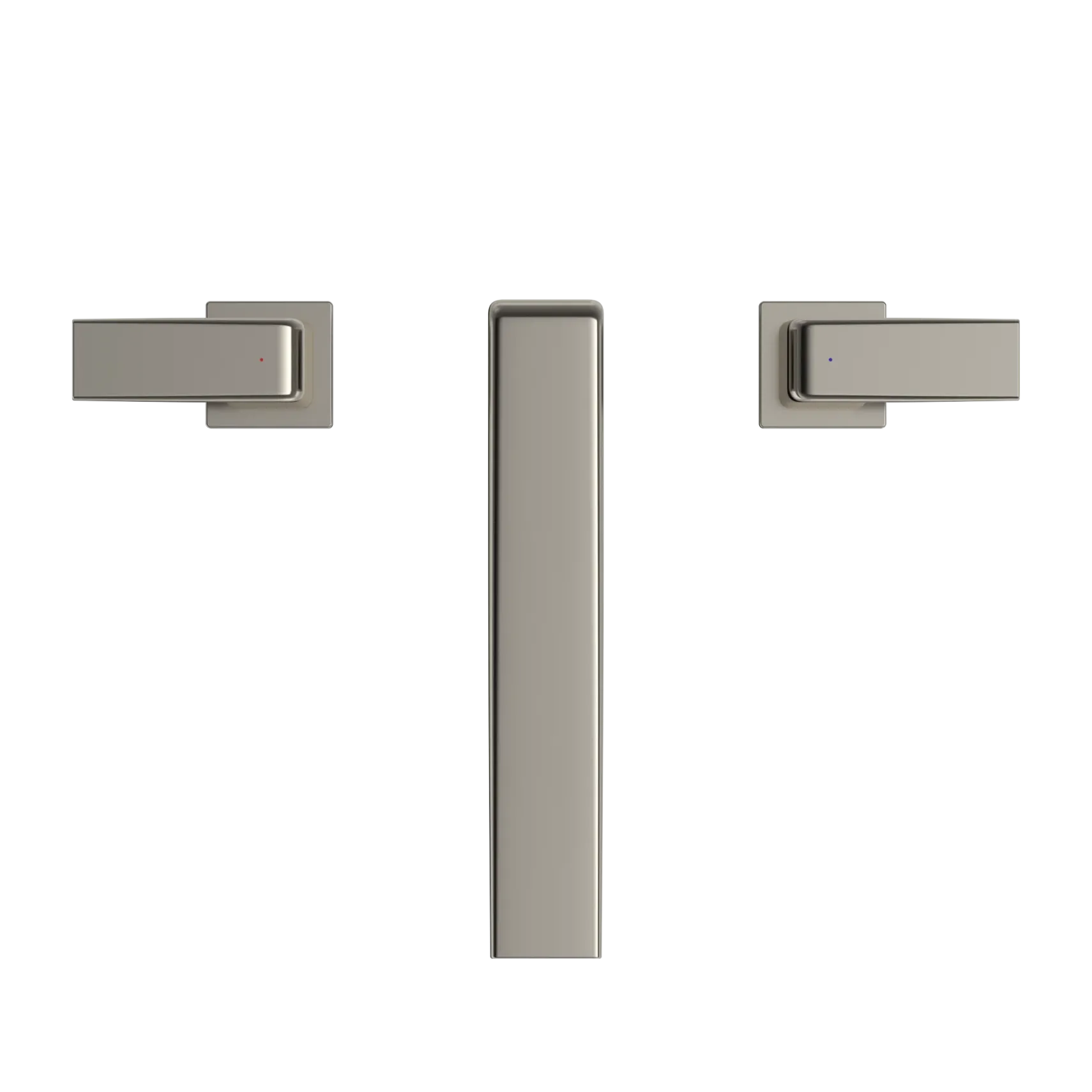 TOTO GB Two-Handle Deck-Mount Roman Tub Filler Trim, Polished Nickel, Brass, TBG10201U#PN