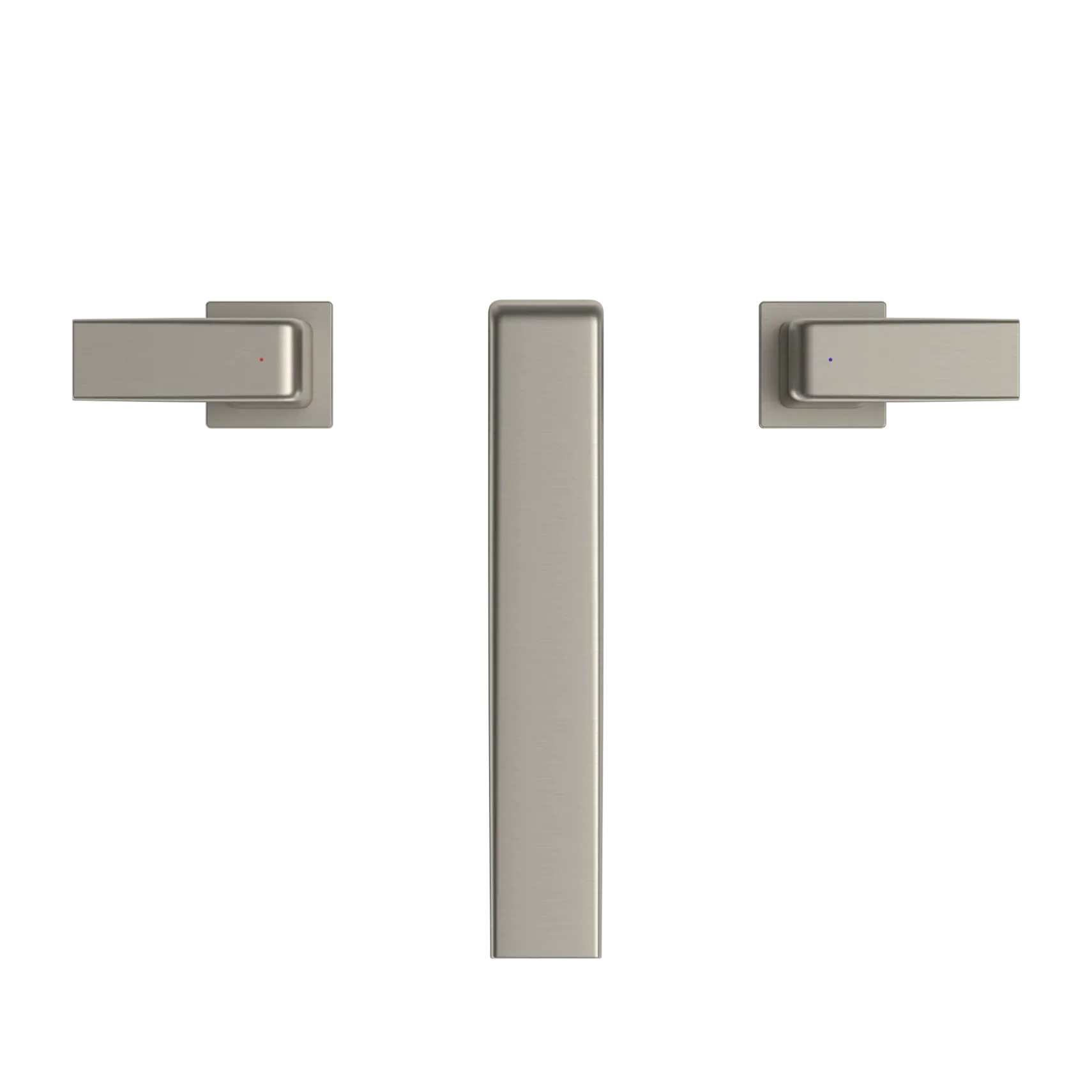 TOTO GB Two-Handle Deck-Mount Roman Tub Filler Trim, Brushed Nickel, Brass, TBG10201U#BN