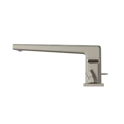 TOTO GB Two-Handle Deck-Mount Roman Tub Filler Trim with Handshower, Polished Nickel, Brass, TBG10202U#PN