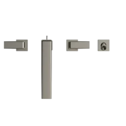 TOTO GB Two-Handle Deck-Mount Roman Tub Filler Trim with Handshower, Polished Nickel, Brass, TBG10202U#PN