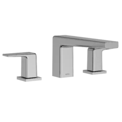 TOTO GB Two-Handle Deck-Mount Roman Tub Filler Trim, Polished Chrome, Brass, TBG10201U#CP