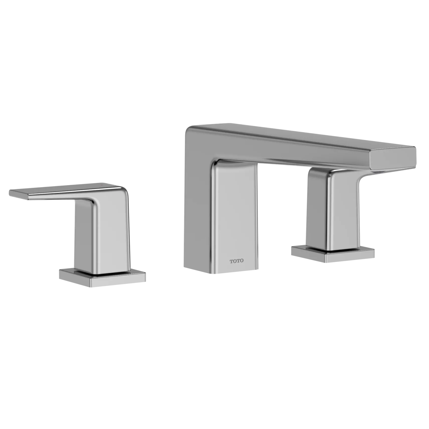TOTO GB Two-Handle Deck-Mount Roman Tub Filler Trim, Polished Chrome, Brass, TBG10201U#CP