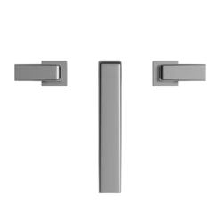 TOTO GB Two-Handle Deck-Mount Roman Tub Filler Trim, Polished Chrome, Brass, TBG10201U#CP