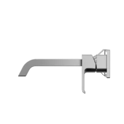 TOTO GC 1.2 GPM Wall-Mount Single-Handle Long Bathroom Faucet with COMFORT GLIDE Technology, Polished Chrome, Brass, TLG08308U#CP