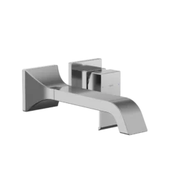 TOTO GC 1.2 GPM Wall-Mount Single-Handle Long Bathroom Faucet with COMFORT GLIDE Technology, Polished Chrome, Brass, TLG08308U#CP