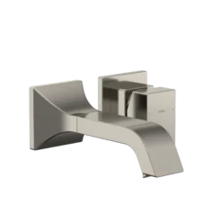 TOTO GC 1.2 GPM Wall-Mount Single-Handle Bathroom Faucet with COMFORT GLIDE Technology, Polished Nickel, Brass, TLG08307U#PN