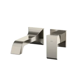 TOTO GC 1.2 GPM Wall-Mount Single-Handle Bathroom Faucet with COMFORT GLIDE Technology, Polished Nickel, Brass, TLG08307U#PN