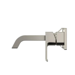 TOTO GC 1.2 GPM Wall-Mount Single-Handle Bathroom Faucet with COMFORT GLIDE Technology, Polished Nickel, Brass, TLG08307U#PN