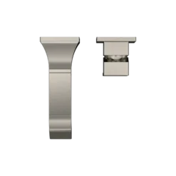 TOTO GC 1.2 GPM Wall-Mount Single-Handle Bathroom Faucet with COMFORT GLIDE Technology, Polished Nickel, Brass, TLG08307U#PN